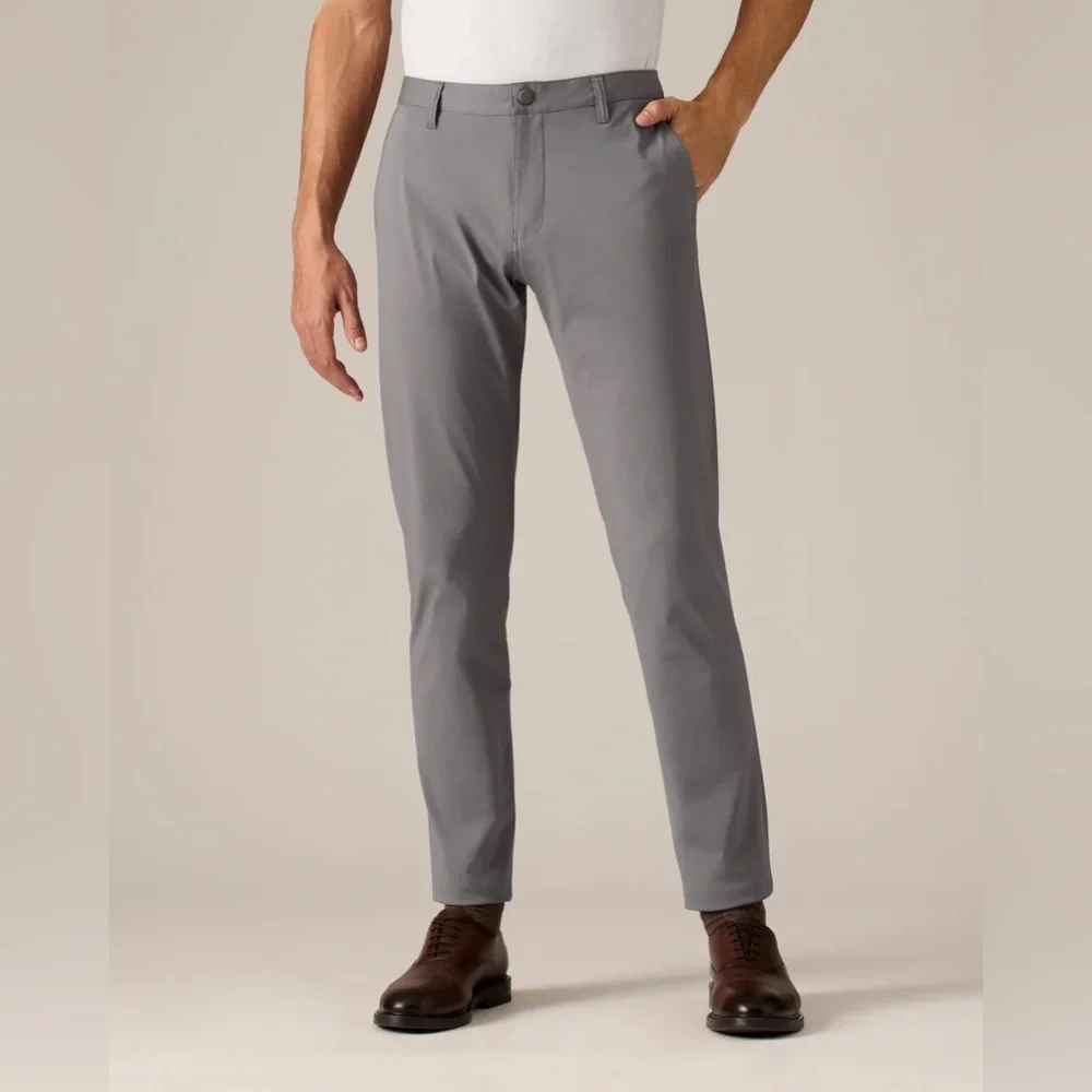 RHONE Classic Commuter Pants in Smoked Pearl Grey Men’s 40 $138 100161